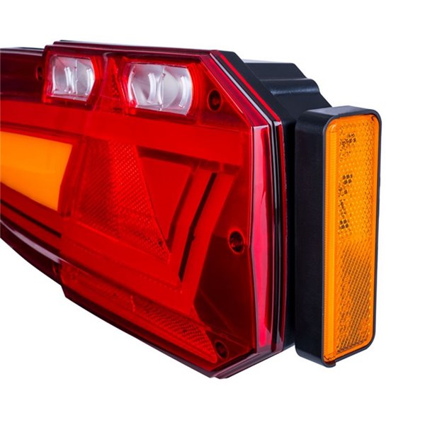 Piloto trasero LED MAVIC NEON con triángulo y gálibo lateral, casquillo Superseal 12/24V IP68