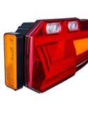 Piloto trasero LED MAVIC NEON, AMP de 7 PIN, con reflejo y gálibo lateral 12/24 V IP68