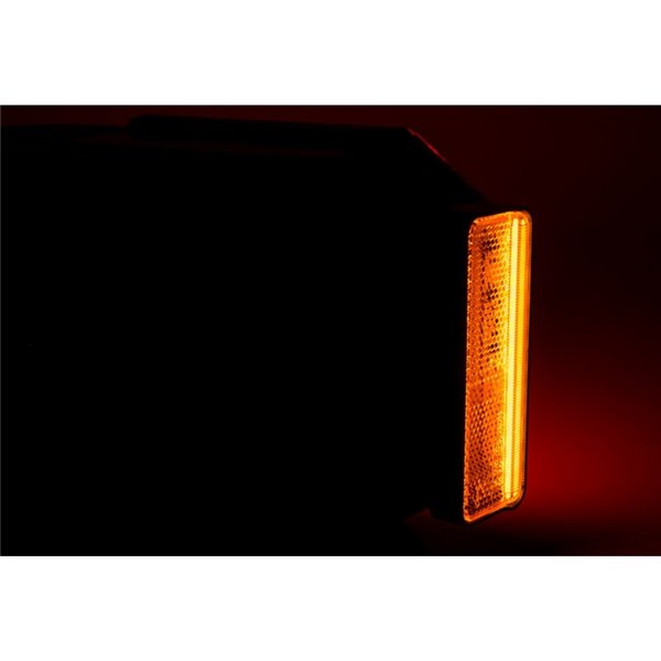 Feu arrière LED néon MAVIC, connecteur AMP 7 broches, avec réflecteur et feu de position latéral 12/24 V IP68