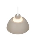 Lámpara de techo colgante TILOS Ø23cm de metal y vidrio, E27 excl. max 10W  IP20 Beige