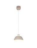 Lámpara de techo colgante TILOS Ø23cm de metal y vidrio, E27 excl. max 10W  IP20 Beige