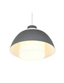 Lámpara de techo TILOS Ø23cm de metal y vidrio, E27 excl. max 10W IP20 Negro