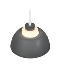 Lámpara de techo TILOS Ø23cm de metal y vidrio, E27 excl. max 10W IP20 Negro