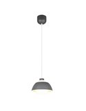 Lámpara de techo TILOS Ø23cm de metal y vidrio, E27 excl. max 10W IP20 Negro