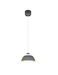 Lámpara de techo TILOS Ø23cm de metal y vidrio, E27 excl. max 10W IP20 Negro
