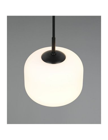 Lámpara de techo SIGNE Ø15cm, pantalla de vidrio E14 excl. max 14W IP20 Blanco