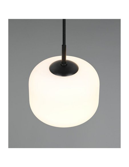 Lámpara de techo SIGNE Ø15cm, pantalla de vidrio E14 excl. max 14W IP20 Blanco