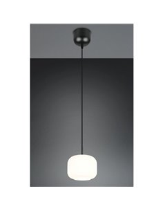 Plafonnier SIGNE Ø15cm, abat-jour en verre E14 (hors ampoules), puissance max. 14W, IP20, blanc 2