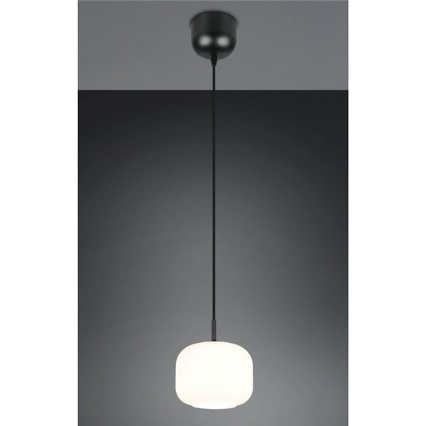 Lámpara de techo SIGNE Ø15cm, pantalla de vidrio E14 excl. max 14W IP20 Blanco