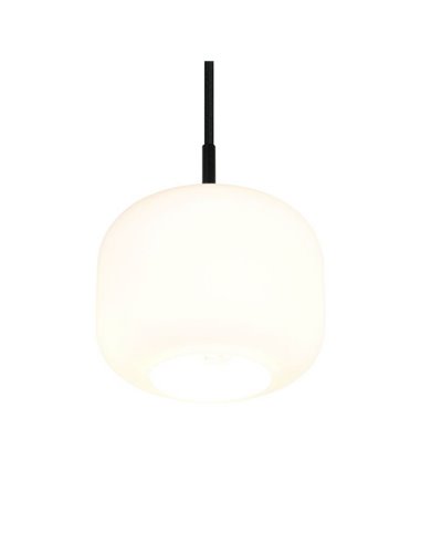 Lámpara de techo SIGNE Ø15cm, pantalla de vidrio E14 excl. max 14W IP20 Blanco