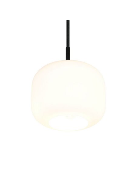 Lámpara de techo SIGNE Ø15cm, pantalla de vidrio E14 excl. max 14W IP20 Blanco