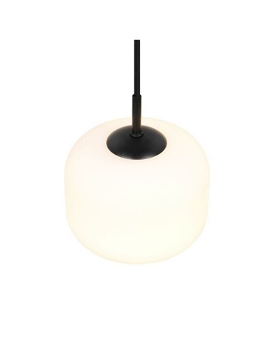 Lámpara de techo SIGNE Ø15cm, pantalla de vidrio E14 excl. max 14W IP20 Blanco