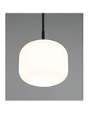 Lámpara de techo SIGNE Ø15cm, pantalla de vidrio E14 excl. max 14W IP20 Blanco