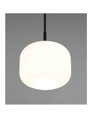 Lámpara de techo SIGNE Ø15cm, pantalla de vidrio E14 excl. max 14W IP20 Blanco