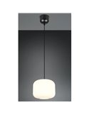 Lámpara de techo SIGNE grande Ø25cm, pantalla de vidrio E14 excl. max 14W IP20 Blanco