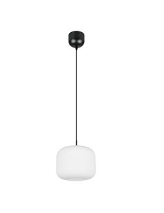 Lámpara de techo SIGNE grande Ø25cm, pantalla de vidrio E14 excl. max 14W IP20 Blanco