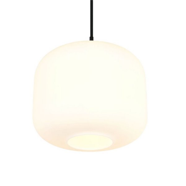 Lámpara de techo SIGNE grande Ø25cm, pantalla de vidrio E14 excl. max 14W IP20 Blanco