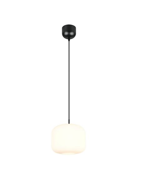 Lámpara de techo SIGNE grande Ø25cm, pantalla de vidrio E14 excl. max 14W IP20 Blanco