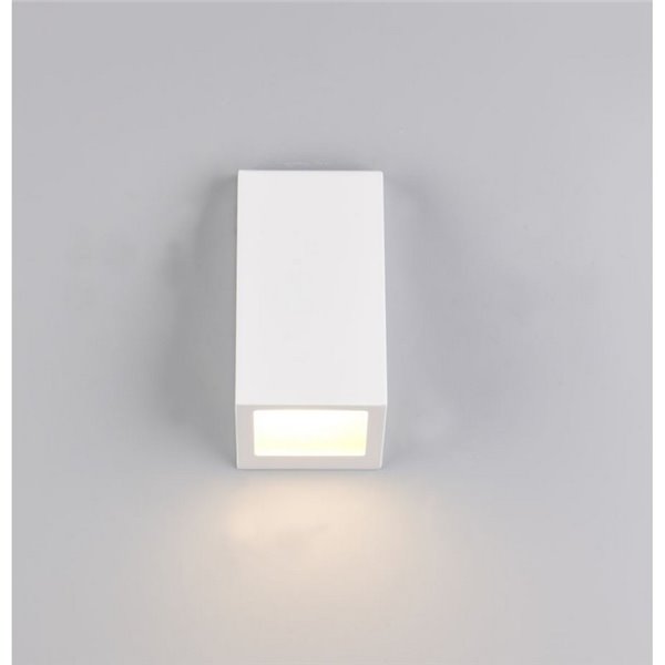 Luminária de parede BRAGA, lâmpada não incluída (1x GU10 máx. 10W), IP44, branca.