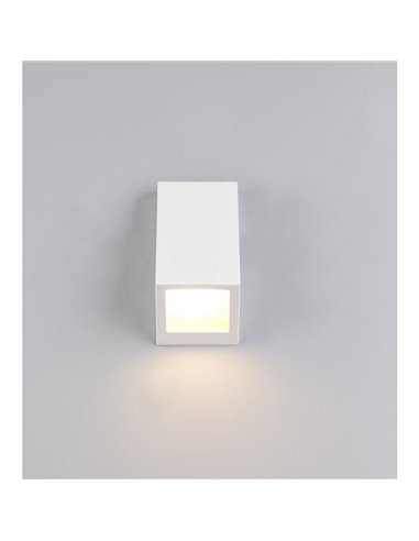 Aplique de pared BRAGA bombilla excl. 1x GU10 max. 10W IP44 Blanco