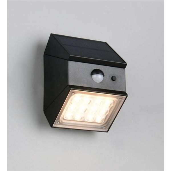 Aplique solar LED exterior TALCA sensor de movimiento, CCT regulable y función memoria 2,5W 330Lm IP65