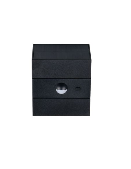 Aplique solar LED exterior TALCA sensor de movimiento, CCT regulable y función memoria 2,5W 330Lm IP65