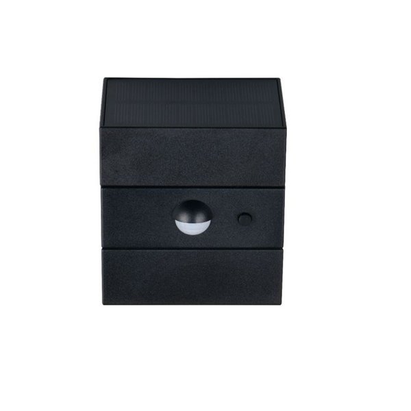 Aplique solar LED exterior TALCA sensor de movimiento, CCT regulable y función memoria 2,5W 330Lm IP65