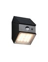 Aplique solar LED exterior TALCA sensor de movimiento, CCT regulable y función memoria 2,5W 330Lm IP65