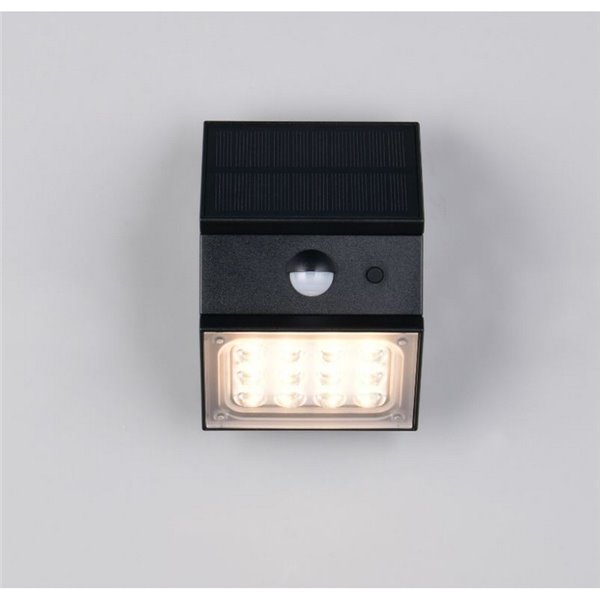 Aplique solar LED exterior TALCA sensor de movimiento, CCT regulable y función memoria 2,5W 330Lm IP65