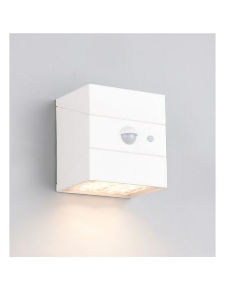 Luminária de parede solar LED TALCA CCT dimerizável, com sensor de movimento e função de memória, 2,5 W 330 lúmens IP65