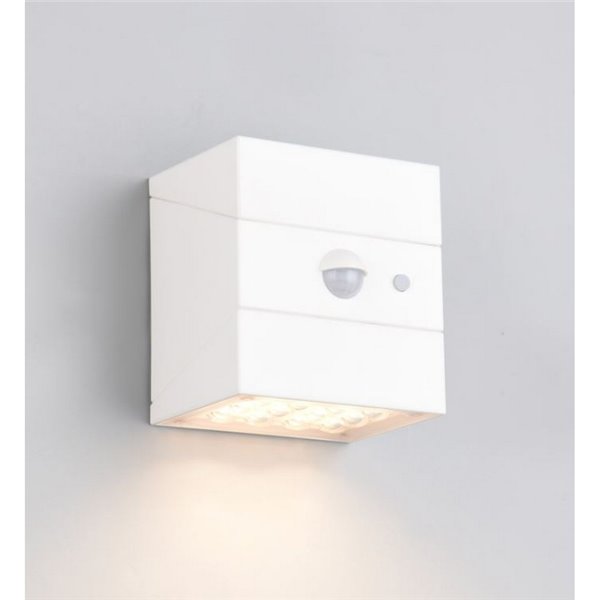 Aplique LED solar exterior TALCA CCT regulable, sensor de movimiento y función memoria 2,5W 330Lm IP65