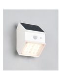 Aplique LED solar exterior TALCA CCT regulable, sensor de movimiento y función memoria 2,5W 330Lm IP65