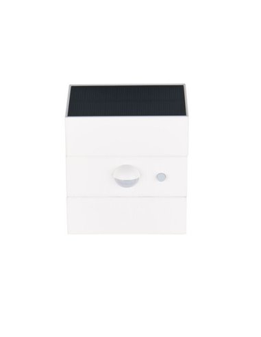 Aplique LED solar exterior TALCA CCT regulable, sensor de movimiento y función memoria 2,5W 330Lm IP65