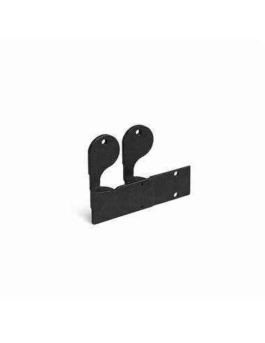Tapa final para perfil BOX 98 RAILING negro mate