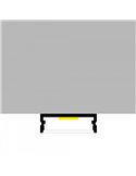 Perfil de aluminio empotrable TRAKE para tiras LED 2 metros con grapas, tapas y difusor, 30x10mm, LM3775
