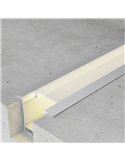 Perfil empotrable estrecho BIFY para tiras LED, 2 metros incluye tapas y difusor, 36,01x27,6mm, LM3761