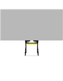 Perfil colgante de aluminio PETIT para tiras LED 2 metros (con tapas, con difusor, 23,57x27,6mm) (LM3759)