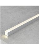 Perfil superficie para tiras LED NANO aluminio con difusor y accesorios 2 metros, 10x10mm