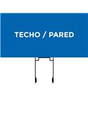 Perfil de aluminio U para neón LED RGB 24V/220V en techo o pared, 2 metros, 19x13mm (LM3375)