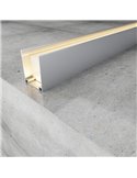 Perfil de aluminio U para neón LED 24V/220V, 2 metros, 19x10mm