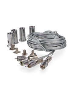 Trilho para fita LED e suportes de perfil para suspensão, 3 metros (LM3263)