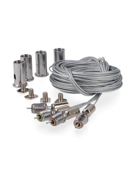 Colgadores para carril y para perfiles colgantes de tiras LED, 3 metros (LM3263)