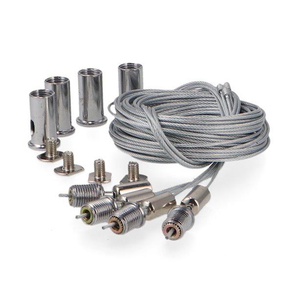 Trilho para fita LED e suportes de perfil para suspensão, 3 metros (LM3263)