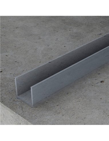 Perfil de superficie en PC FAST 2 metros, 17x15mm (LM3052)