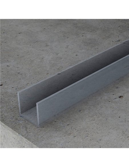 Perfil de superficie en PC FAST 2 metros, 17x15mm (LM3052)