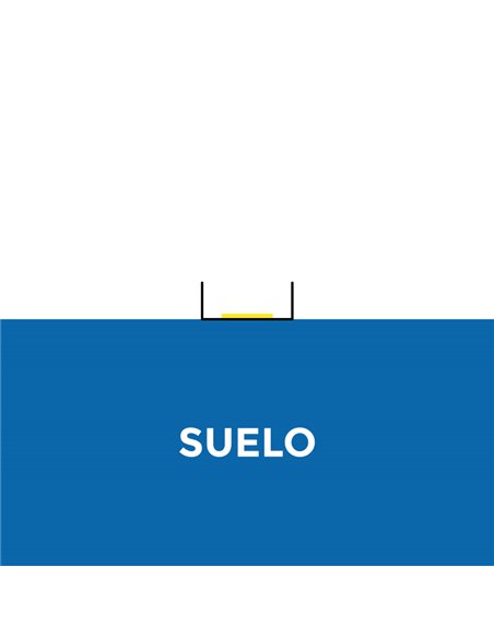 Perfil de superficie en PC FAST 2 metros, 17x15mm (LM3052)