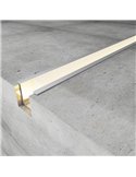 Perfil de aluminio para neón LED 24V/220V con alas 2 metros, 16x10mm (LM3054)