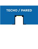 Perfil de aluminio para neón LED 24V/220V con alas 2 metros, 16x10mm (LM3054)