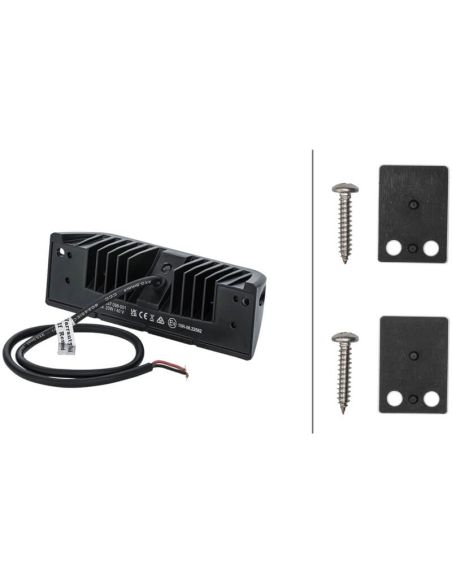 Barra LED para iluminación exterior de Caravanas, Camión de Bomberos, 2000Lm, 12-24V, IP69K, 1GB 357 098-001