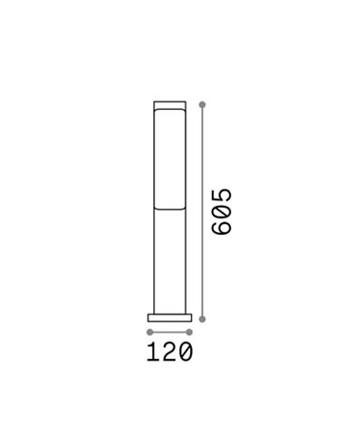 Borne extérieure Etere anthracite ou café